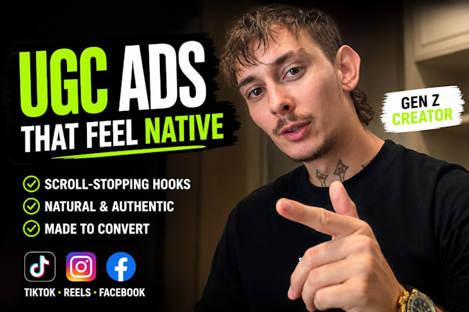 create viral ugc short form tiktok, reels or shorts content
