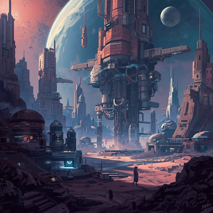 sci fi illustration and sci fi art