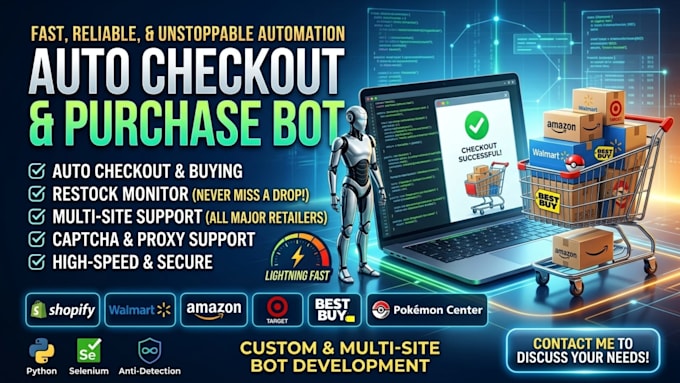 auto buying bot auto purchase bot auto checkout bot shopping bot pokemon bot