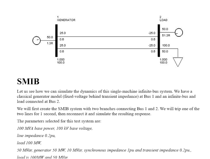 model and simulate power systems for power system studies