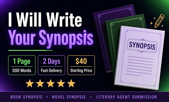 write a professional book synopsis for literary agent submission