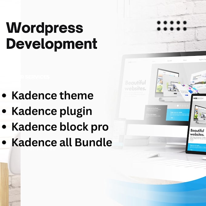 build a professional kadence website using kadence pro theme, pro blocks