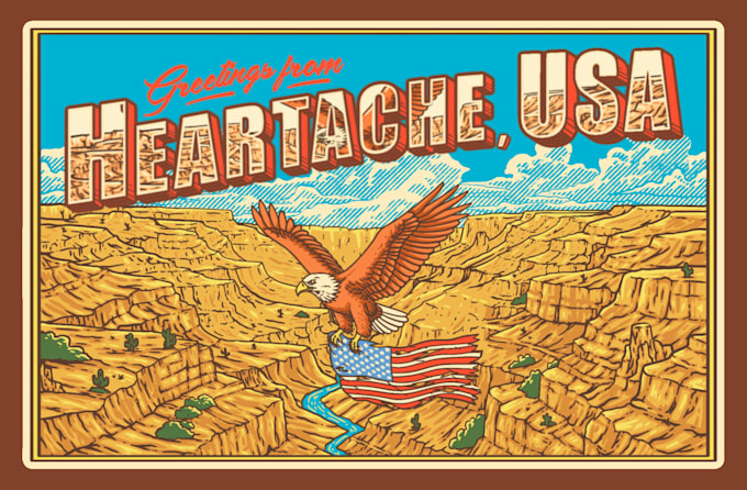 create vintage retro poster design and wall art