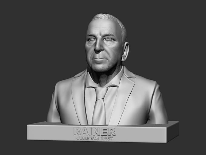 sculpt realistic 3d head bust statue bust model face 3d head model for printing