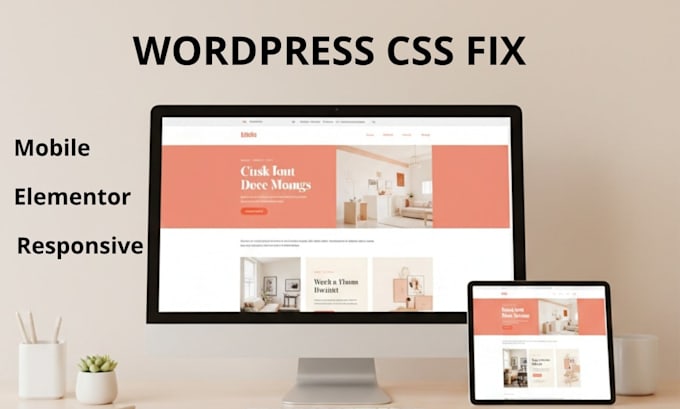 fix wordpress css, elementor and responsive issues
