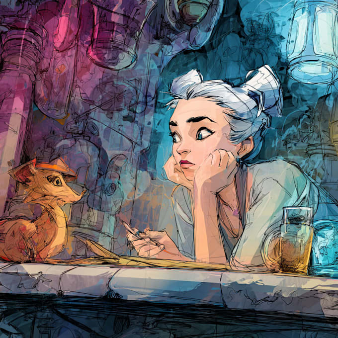 draw comic book illustration with comic book illustrator