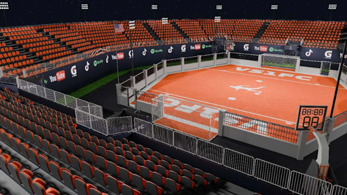 design 3d sport complex, 3d gym, 3d bar, 3d restaurant with rendering