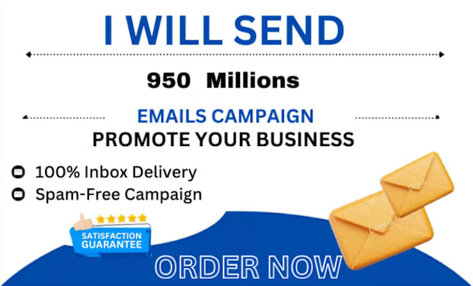 send 950 million bulk email blast, email address, email marketing campaign
