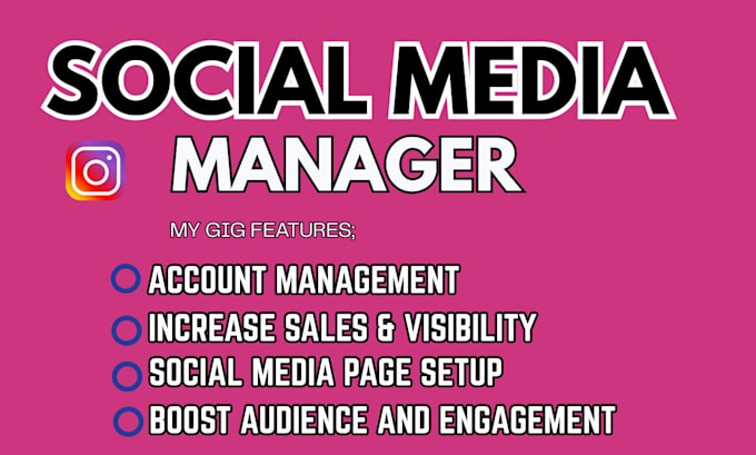 be your social media manager