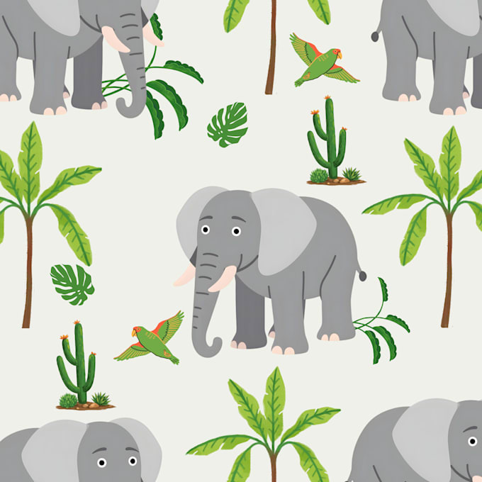 create seamless pattern designs for kids