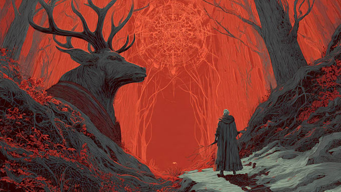 design a fantasy, dark fantasy character concept