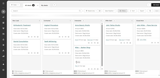 clean and organize your CRM contacts