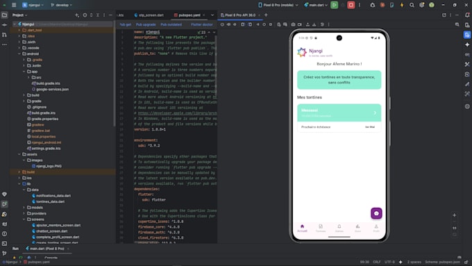 développer votre application mobile avec flutter et dart