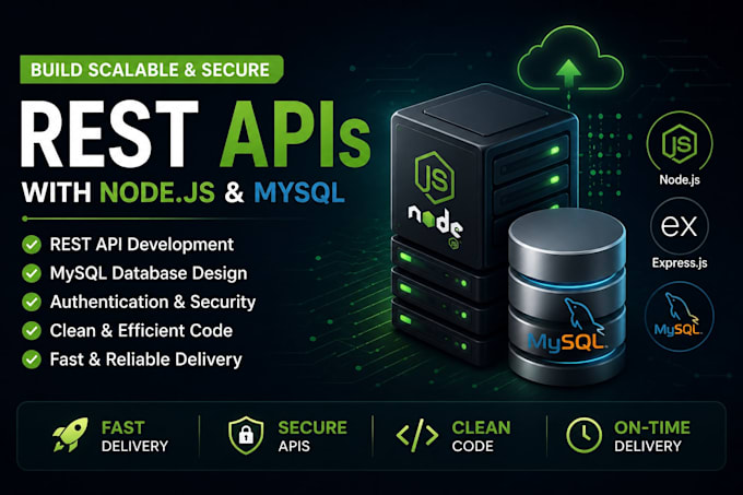 develop scalable nodejs rest apis with mysql database