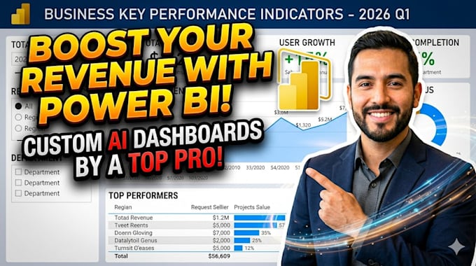 create an interactive power bi dashboard for business insights