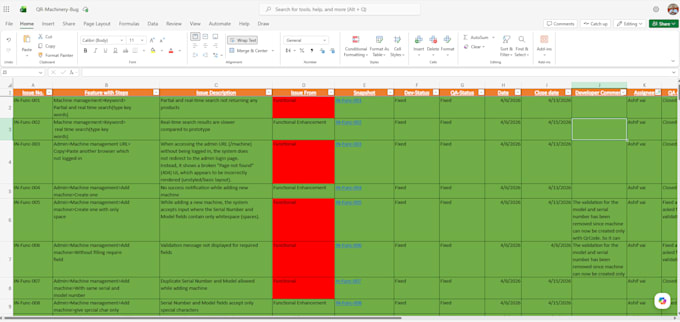 do professional QA testing, bug reporting, web app testing
