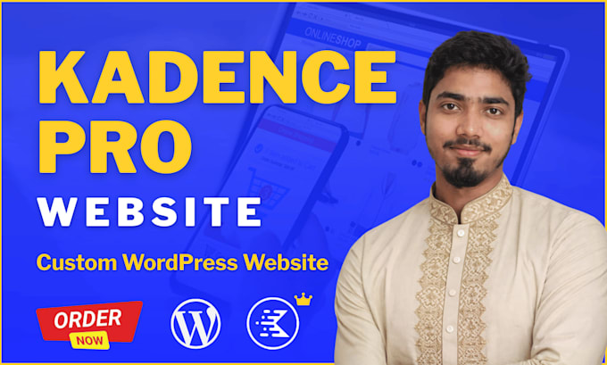 design a custom wordpress website using kadence pro
