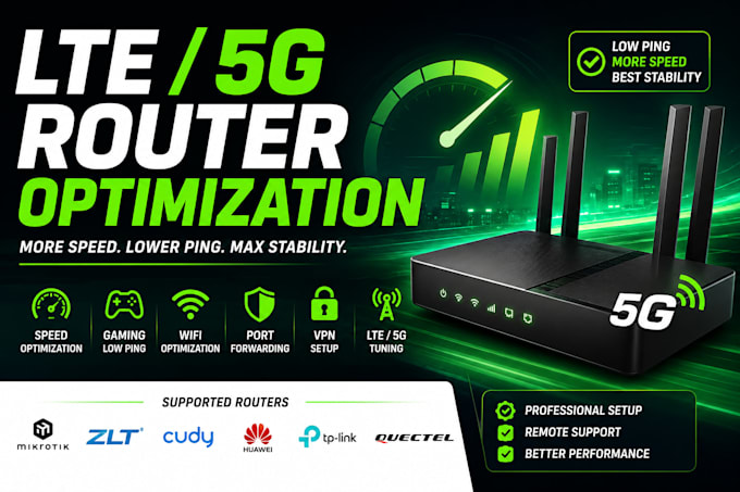 setup and optimize your lte 5g router for best performance
