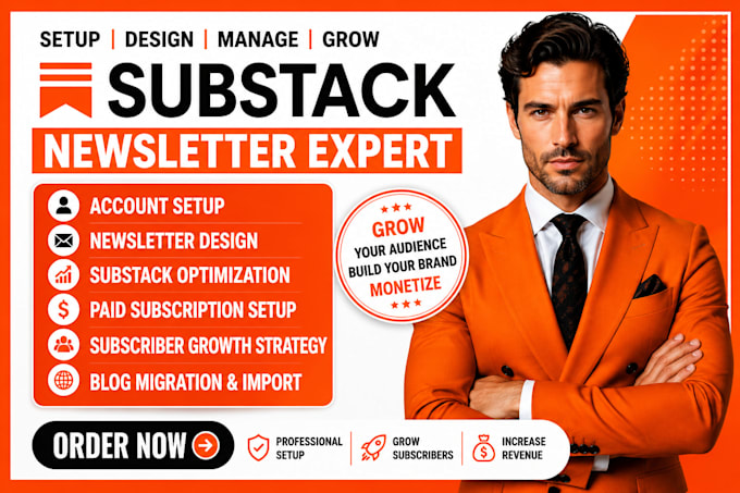 substack expert design substack newsletter substack setup manage substack post