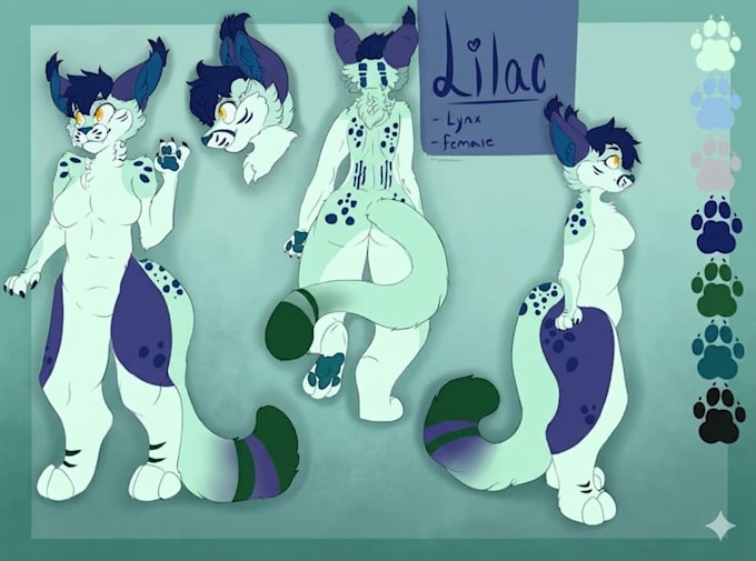 furry nsfw furry reference sheet fursona ref sheet anthro character