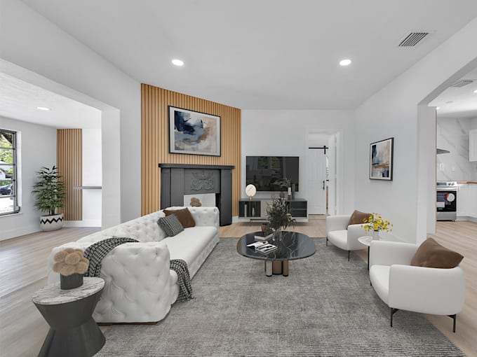 do 3d virtual staging, renovation, for homes and apartments furnishing