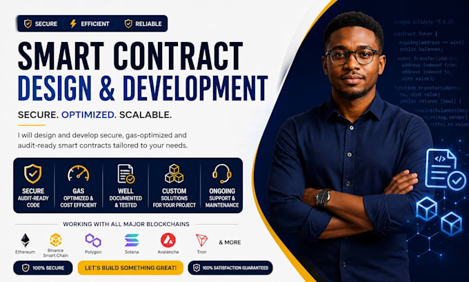 build secure smart contract for blockchain project