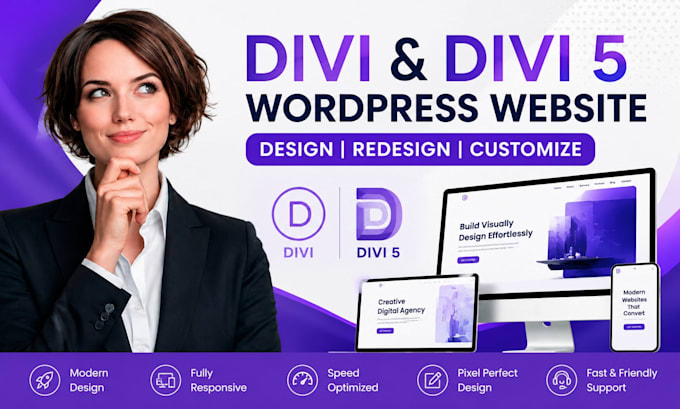 design divi wordpress website using divi website builder divi 5 theme