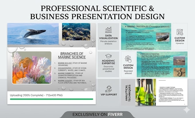 design professional scientific and business presentations