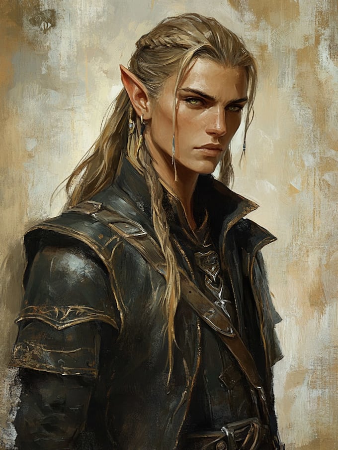 fantasy dnd character art and dnd character