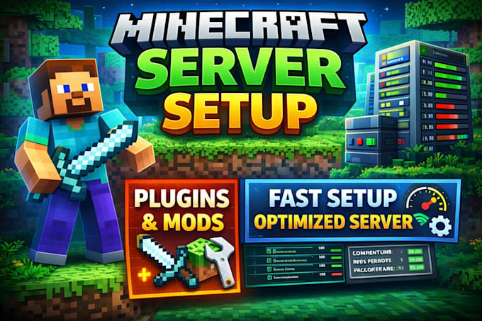 setup and optimize your minecraft server with plugins and mods