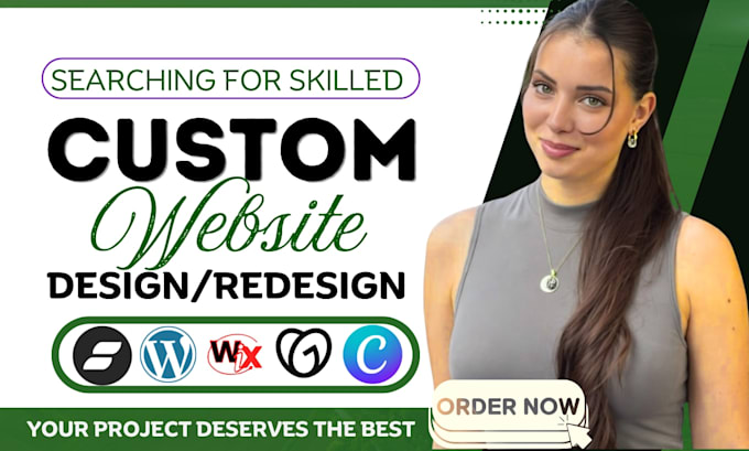 design showit, godaddy, duda, wix website redesign canva website developer