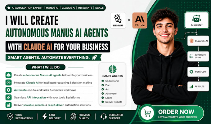 create autonomous manus ai agents with claude ai for your business