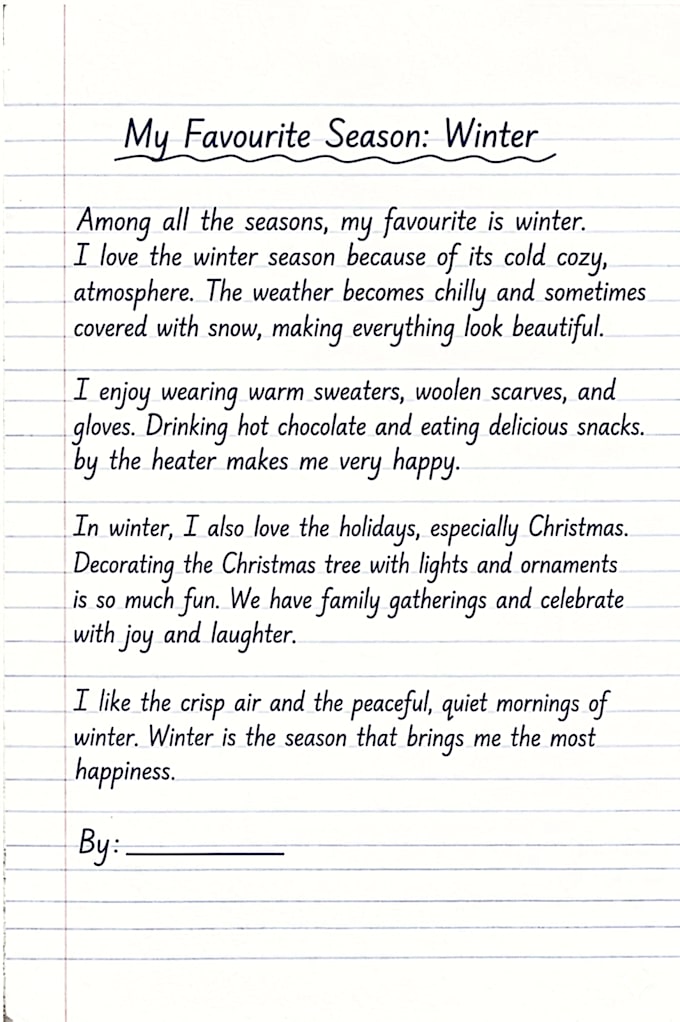 do handwriting notes and assignments in neat handwriting