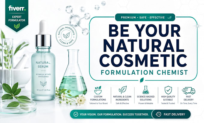 be your natural cosmetic formulation chemist