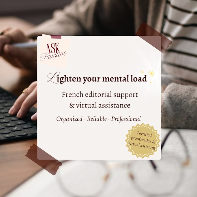be your french editorial virtual assistant and content support