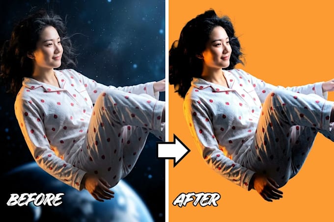 do professional photo editing, object and background removal