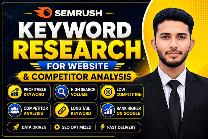 do seo keyword research and competitor analysis with semrush