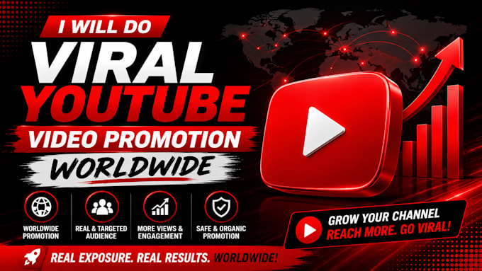do viral youtube video promotion worldwide