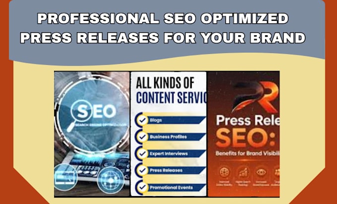 write professional SEO optimized press releases for your brand