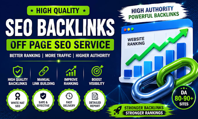 build high quality backlinks and off page link building for google ranking