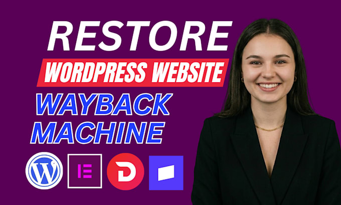 restore wordpress website wayback machine archive recovery service