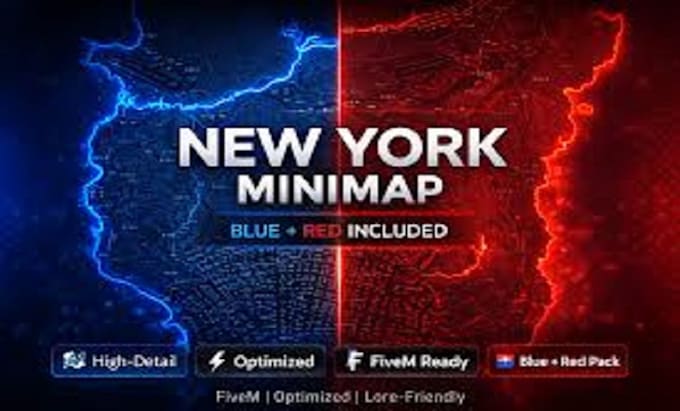 create a custom NYC postal minimap for your fivem server