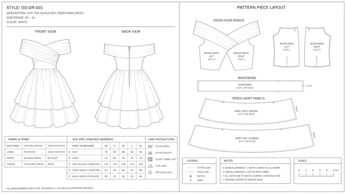 create professional sewing pattern instructions and digital sewing patterns
