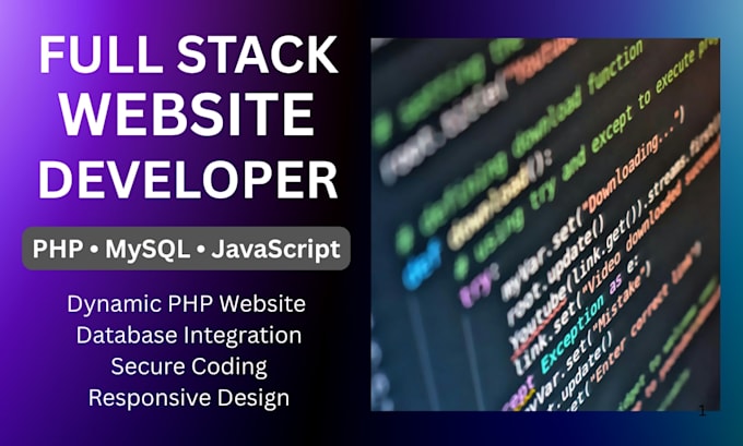 develop dynamic website using PHP mysql javascript