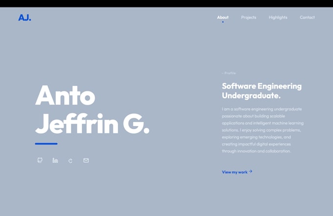 create a fast and minimal professional website