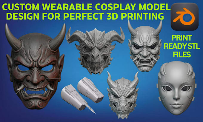 Sculpt 3d mask model design printable mask 3d helmet 3d armor design 3d ...