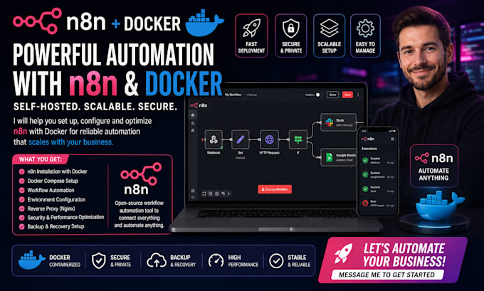 install n8n docker automation workflow openclaw vps server docker setup moltbot