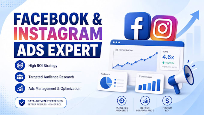 run profitable meta ads campaign and facebook advertising