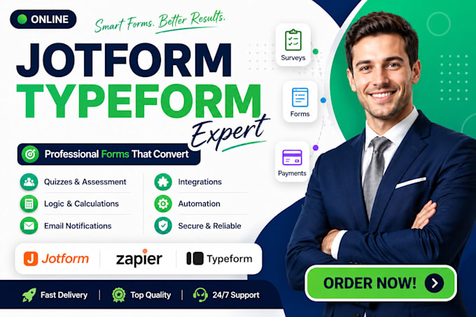create quiz, online survey using jotform, typeform, questionaire, google form