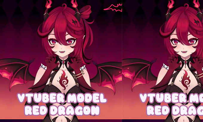 create custom 2d vtuber model for live2d, vtube studio and streaming